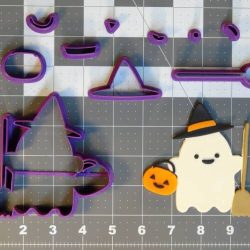 Halloween - Witch Ghost 266-C622 Cookie Cutter Set 4 inch