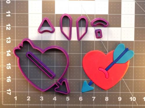 Heart Arrow 266-409 Cookie Cutter Set 4 inch