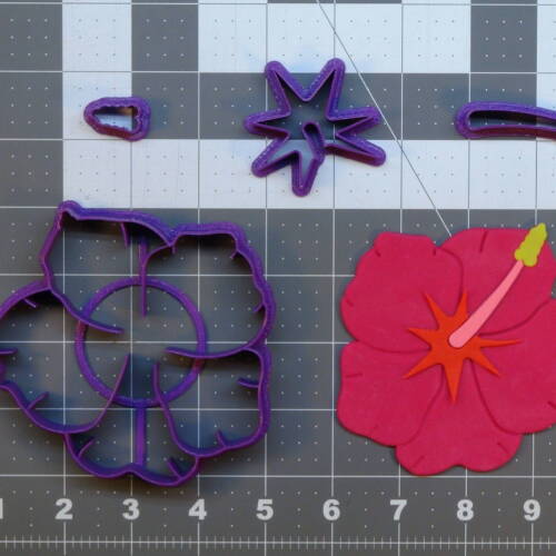 Hibiscus 266-B540 Cookie Cutter Set 4 inch