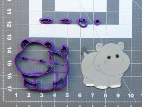 Hippo 266-894 Cookie Cutter Set 4 inch