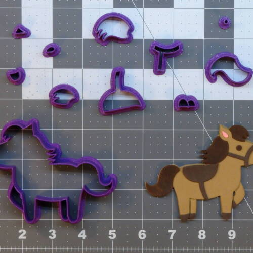 Horse 266-B768 Cookie Cutter Set 4 inch