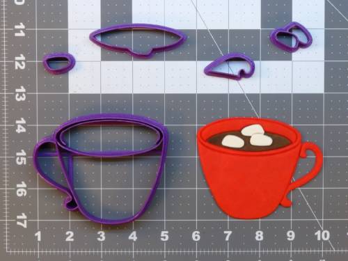 Hot Cocoa 266-A280 Cookie Cutter Set 4 inch