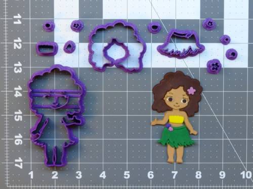 Hula Girl 266-901 Cookie Cutter Set 4 inch