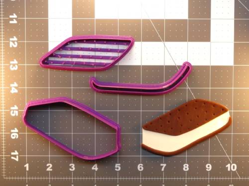 Ice Cream Sandwich 266-398 Cookie Cutter Set 4 inch