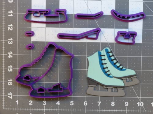 Ice Skates 266-A975 Cookie Cutter Set 4 inch