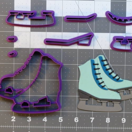 Ice Skates 266-A975 Cookie Cutter Set 4 inch