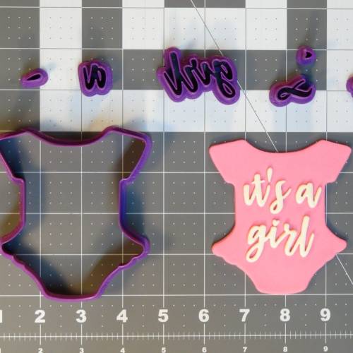 Its a Girl 266-C629 Cookie Cutter Set 4 inch