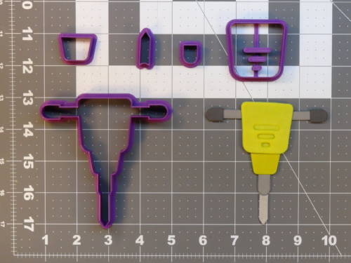 Jackhammer 266-A716 Cookie Cutter Set 4 inch