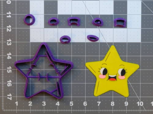 Kawaii Star 266-C023 Cookie Cutter Set 4 inch