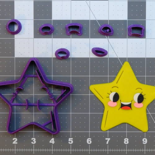 Kawaii Star 266-C023 Cookie Cutter Set 4 inch