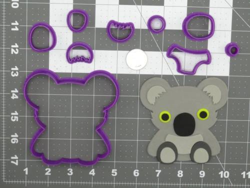 Koala Body 266-D263 Cookie Cutter Set 4 inch