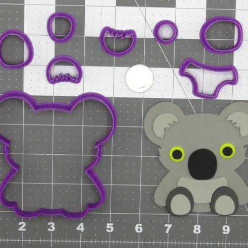 Koala Body 266-D263 Cookie Cutter Set 4 inch