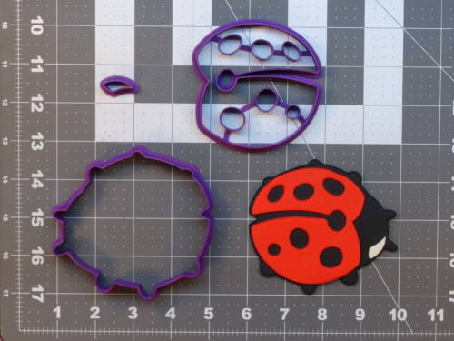 Lady Bug 266-A667 Cookie Cutter Set 4 inch