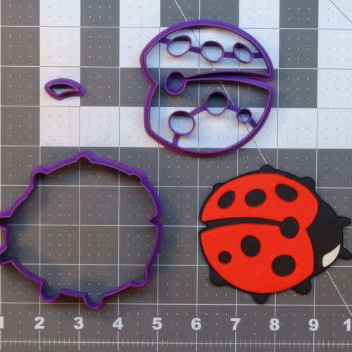 Lady Bug 266-A667 Cookie Cutter Set 4 inch