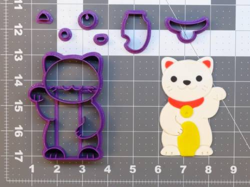 Maneki Neko 266-A100 Cookie Cutter Set 4 inch