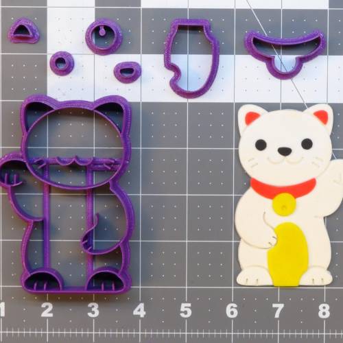 Maneki Neko 266-A100 Cookie Cutter Set 4 inch