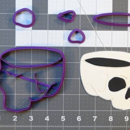 Skull Cup 266-C231 Cookie Cutter Set 4 inch