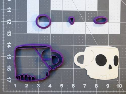 Skull Mug 266-C232 Cookie Cutter Set 4 inch