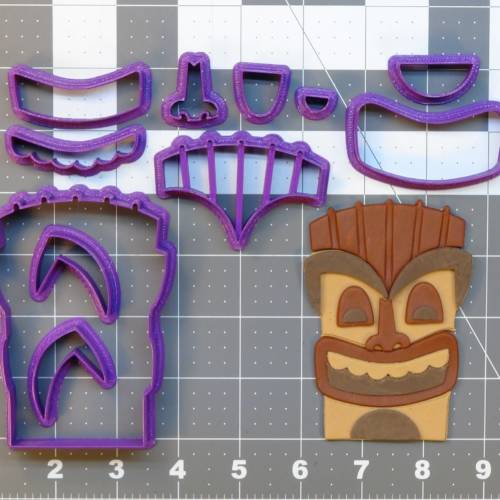 Tiki 266-532 Cookie Cutter Set 4 inch