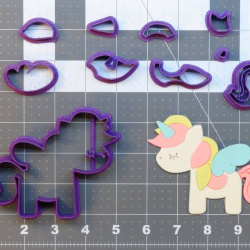 Unicorn 266-A174 Cookie Cutter Set 4 inch