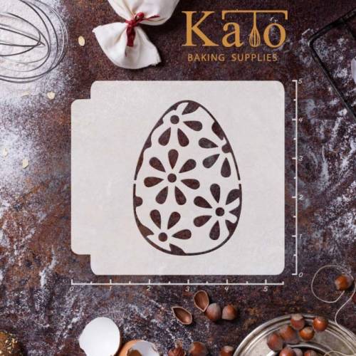 Easter- Egg with Flower Pattern 783-330 Stencil