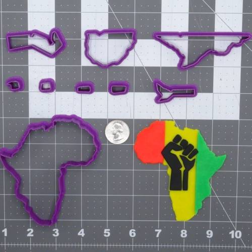 Africa Fist 266-F929 Cookie Cutter Set