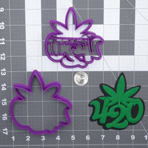 420 Leaf 266-G483 Cookie Cutter Set