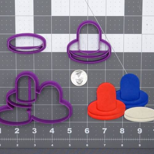 Air Hockey Striker 266-F082 Cookie Cutter Set