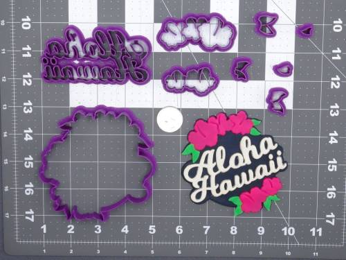 Aloha Hawaii 266-G066 Cookie Cutter Set