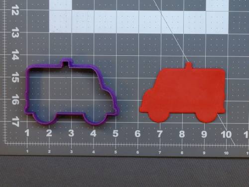 Ambulance 266-B996 Cookie Cutter Silhouette