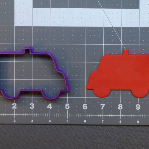 Ambulance 266-B996 Cookie Cutter Silhouette