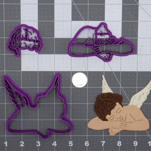 Angel Sleeping 266-D687 Cookie Cutter Set