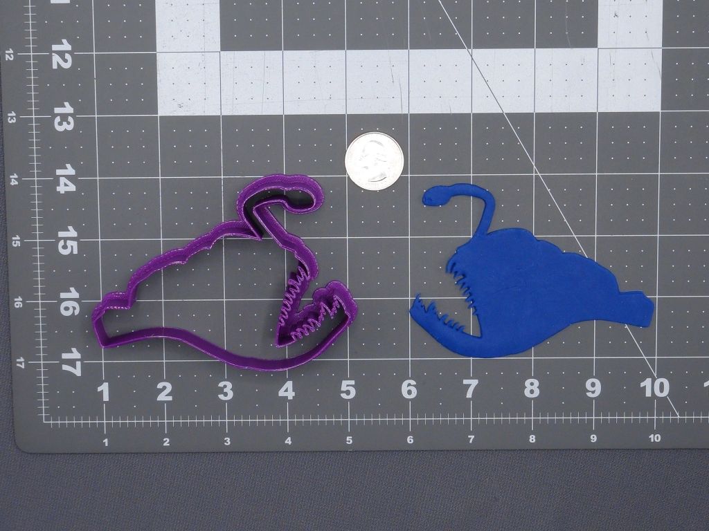 Angler Fish 266-F782 Cookie Cutter Silhouette