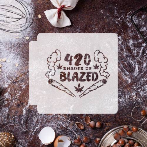 420 Shades of Blazed 783-H475 Stencil
