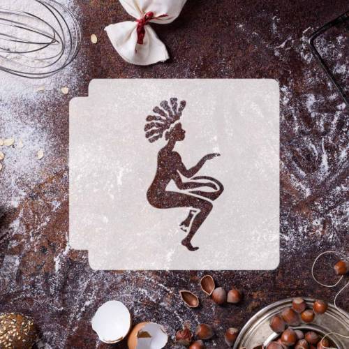African Tribal Dancer 783-D050 Stencil
