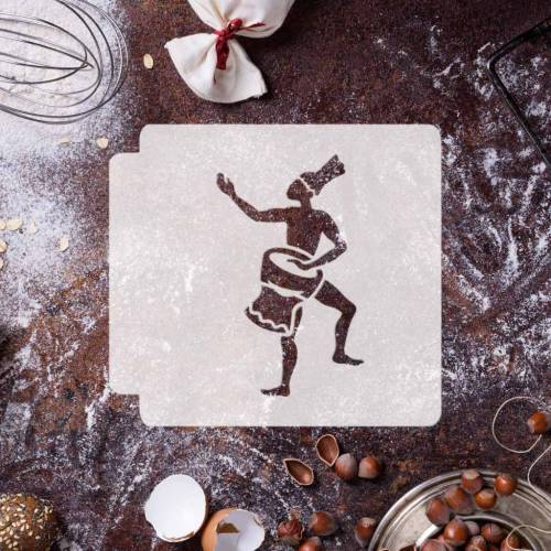 African Tribal Dancer 783-D051 Stencil