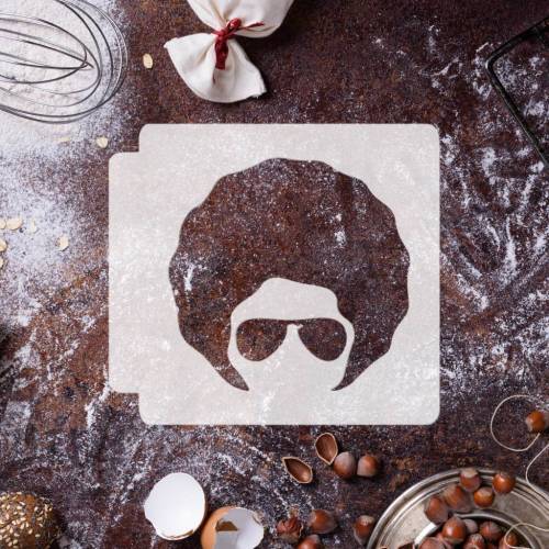 Afro Man in Sunglasses 783-G098 Stencil