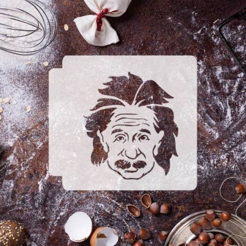 Albert Einstein Head 783-D452 Stencil