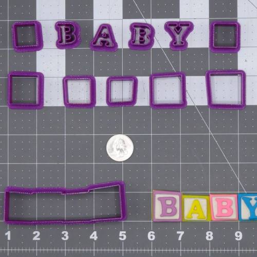 Baby Blocks 266-H257 Cookie Cutter Set