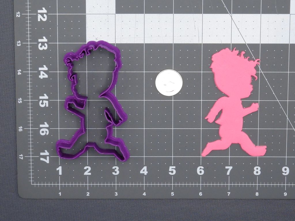 Baby Girl Running 266-E835 Cookie Cutter Silhouette