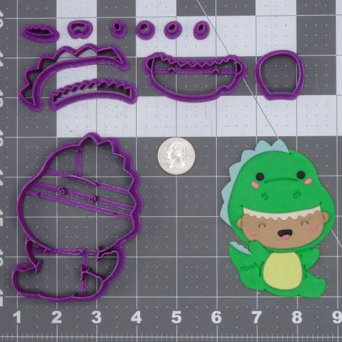 Baby in Dragon Costume 266-H181 Cookie Cutter Set