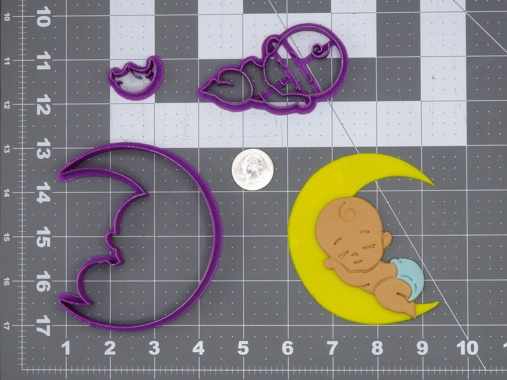Baby on Moon 266-H415 Cookie Cutter Set
