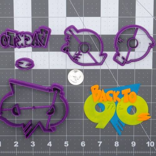 Back to the 90s 266-F197 Cookie Cutter Set
