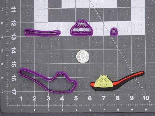 Bao Dumpling in Spoon 266-H909 Cookie Cutter Set