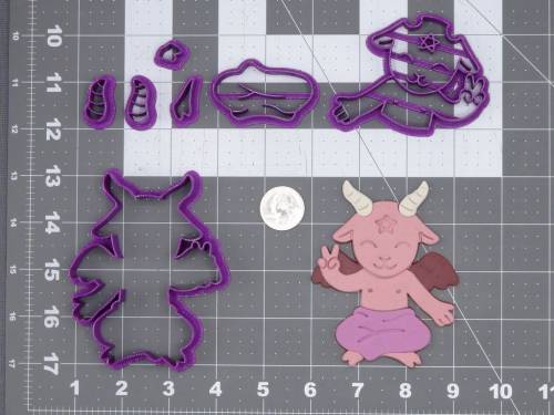 Baphomet Body 266-I361 Cookie Cutter Set