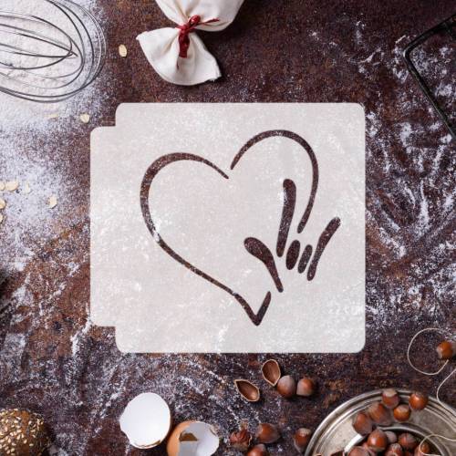 ASL Heart 783-G652 Stencil