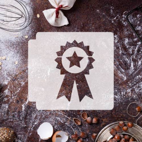 Award Ribbon with Star 783-D370 Stencil